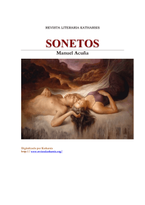 sonetos - Revista literaria Katharsis