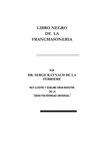 libro negro de la francmasoneria