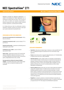 NEC_Datasheet_SV271-spanish Español – PDF
