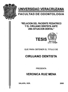 UNIVERSIDAD VERACRUZANA CIRUJANO DENTISTA