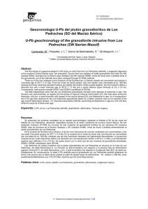 Geocronología U-Pb del plutón granodiorítico de Los Pedroches