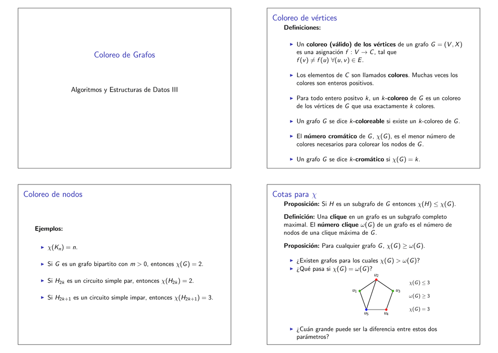 Coloreo De Grafos