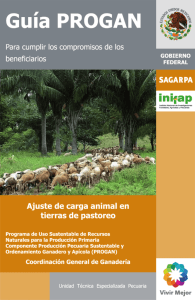 Ajuste de carga animal en tierras de pastoreo