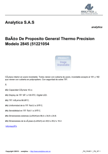 BaÃ±o De Proposito General Thermo Precision