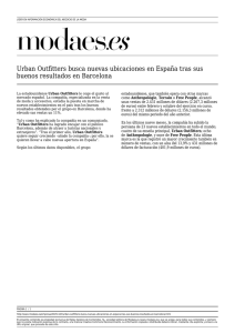 Urban Outfitters busca nuevas ubicaciones en España