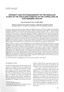 diversity and phytogeography of the vascular flora of the polylepis