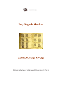 Fray Íñigo de Mendoza Coplas de Mingo Revulgo