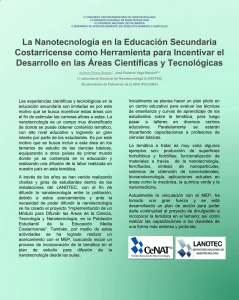 La Nanotecnología en la Educación Secundaria Costarricense