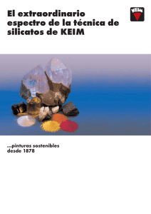 El extraordinario espectro de la técnica de silicatos de KEIM