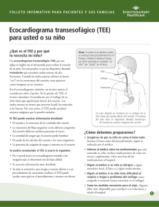Ecocardiograma transesofágico (TEE)