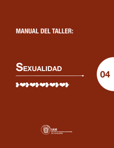 Sexualidad. Taller. - Instituto Nacional de las Mujeres