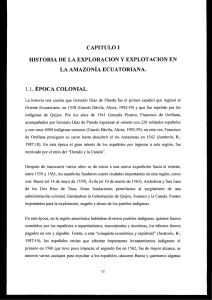 CAPITULO I HISTORIA DE LA EXPLORACION y EXPLOTACION EN