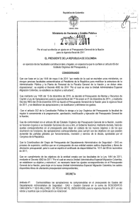 Decreto 4448 - Presidencia de la República de Colombia