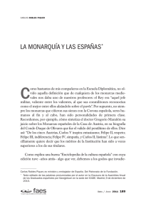 La Monarquía y las Españas