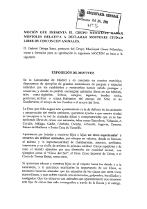 mocion declarar ciudad libre de circos con animales (107 kb )