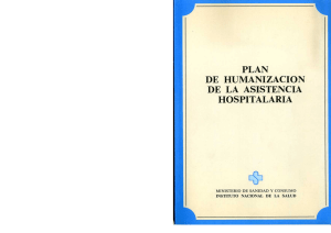 Plan de humanización de la asistencia hospitalaria