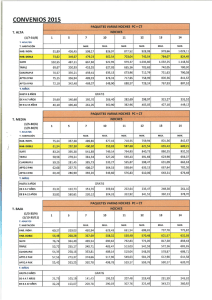 Precios 2015 Balneario de Ledesma (Salamanca)