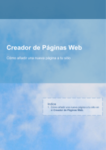 Creador de Páginas Web
