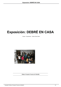 Exposición: DEBRÉ EN CASA - Alianza Francesa de Medellín