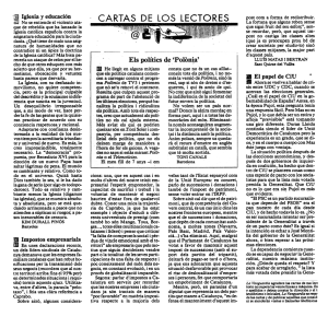 cartas de los lectores - Cambra de Comerç de Sabadell