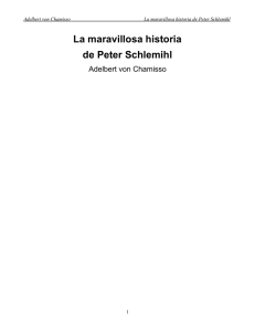 La maravillosa historia de Peter Schlemihl