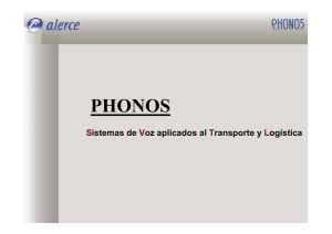 Catálogo sistema de voz Phonos