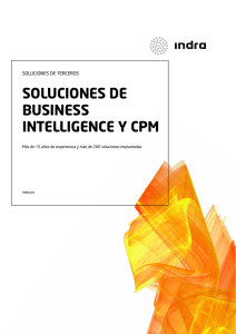 soluciones de business intelligence y cpm