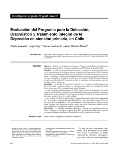 Evaluación del Programa para la Detección, Diagnóstico y