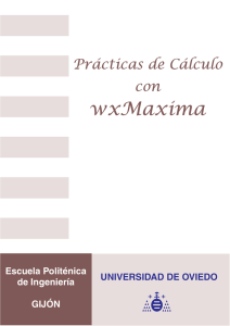 Prácticas de Cálculo con wxMaxima