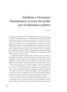 Salafistas y Hermanos Musulmanes: la toma del poder por