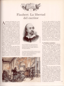 Flaubert: La libertad del escritor
