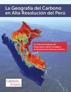 La Geografía del Carbono en Alta Resolución del Perú