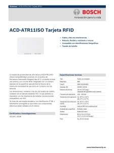ACD-ATR11ISO Tarjeta RFID