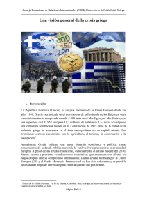 Una visión general de la crisis griega