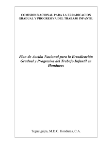 Plan de Acción Nacional para la Erradicación Gradual y Progresiva