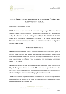 resolución nº 8/2013 - Diputación de Granada