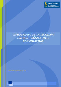 tratamiento de la leucemia linfoide crónica (llc) con rituximab