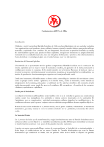 Fundamentos del P. S. de Chile Introducción El ideario y móvil