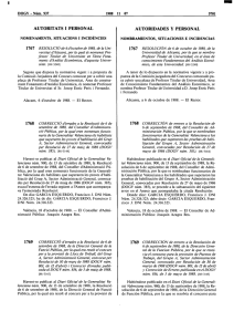 CORRECCIÓ d`errades a la Resolució de 6 de setembre de 1988