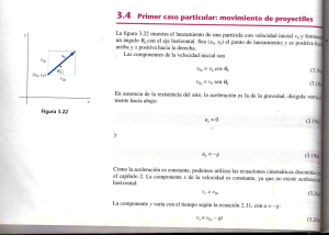 movimiento de proyectiles