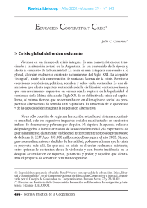 I- Crisis global del orden existente Revista Idelcoop