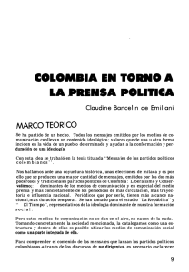 colombia en torno a la prensa politica