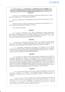 Acuerdo entre el Gobierno de la República de Colombia y el