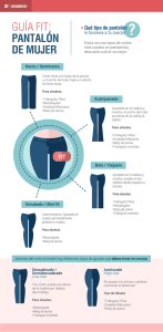 Guía de Fit - Pantalón de Mujer