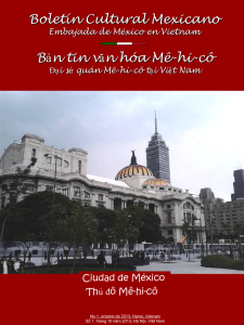 Boletín Cultural Mexicano Bản tin văn hóa Mê-hi-cô