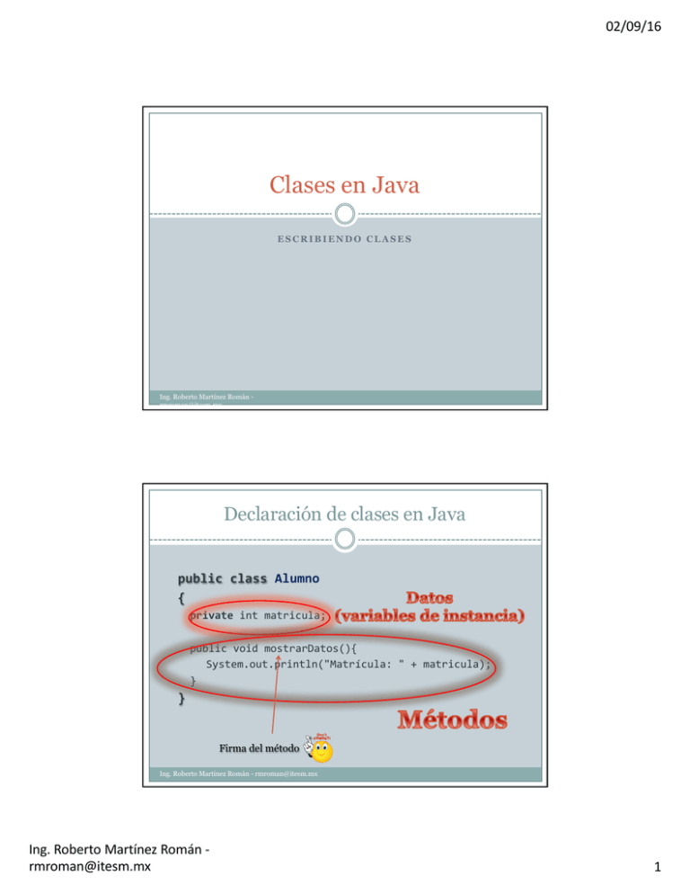 Clases en Java