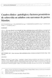 Cuadro clinico - patologico y factores pronosticos