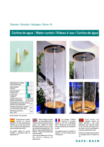 Cortina de agua / Water curtain / Rideau d´eau / Cortina - Euro-Rain