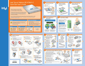 Quick Start User`s Guide -Front