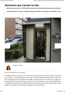 PDF de l`article - Gremi Empresarial d`Ascensors de Catalunya